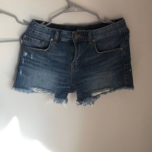 Mid rise vintage jean shorts